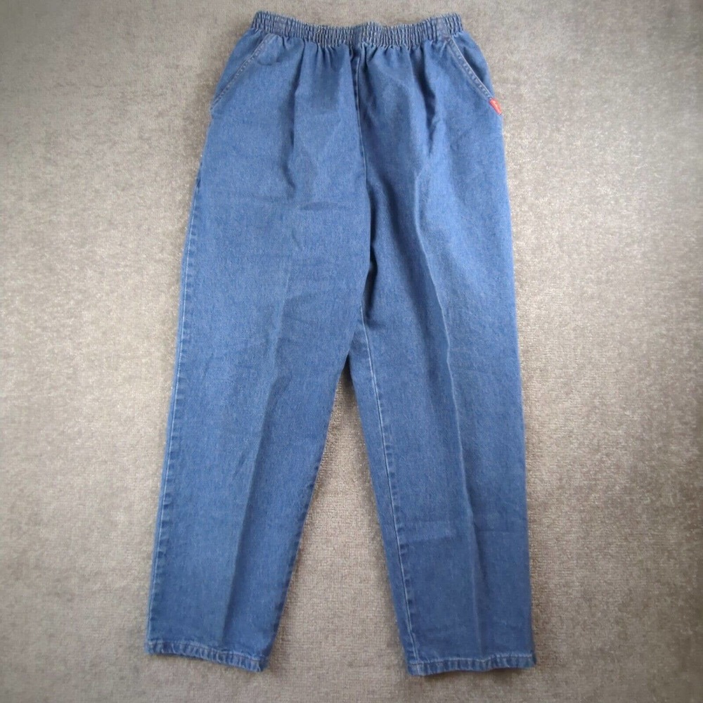 Vintage Brittania Mom Jeans Womens 16P High Rise Baggy Classic Taper Elastic